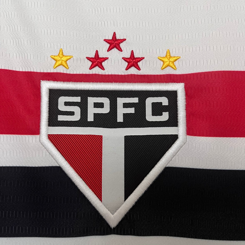 Camisa São Paulo Home 2024/25  Versão Torcedor Masculina - Lançamento