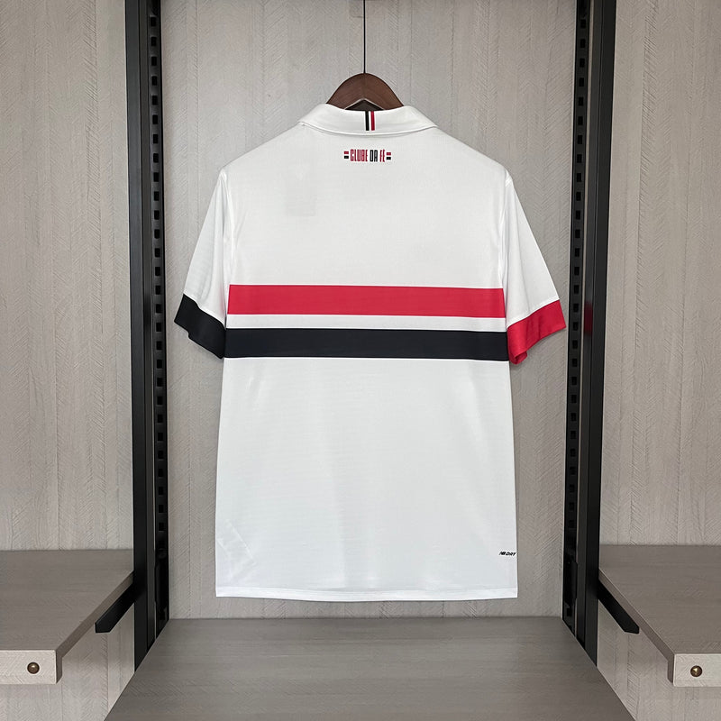 Camisa São Paulo Home 2024/25  Versão Torcedor Masculina - Lançamento